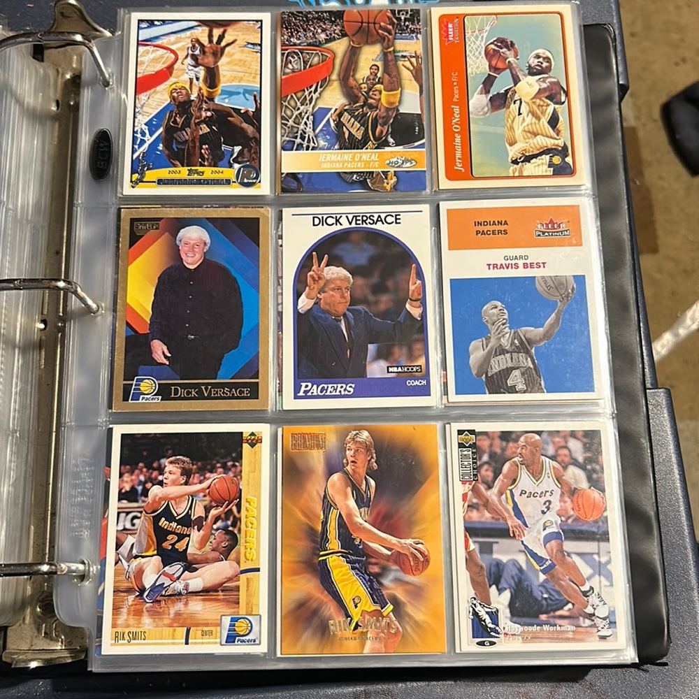 NBA PACERS SPORTS CARD LOT